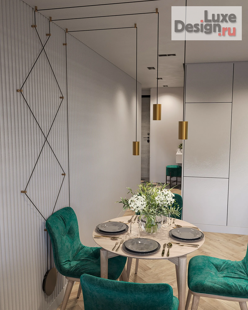 Дизайн интерьера однокомнатной квартиры "Квартира в г. Санкт-Петербург" (фото 6)