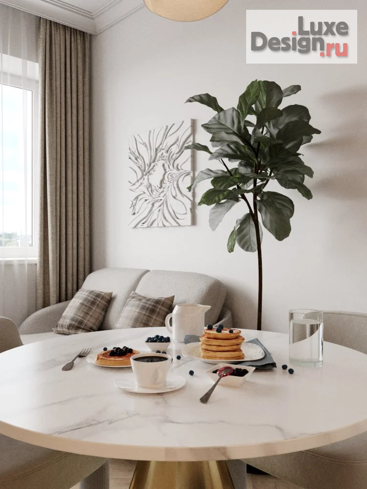 Дизайн интерьера двухкомнатной квартиры "Квартира в г. Москва" (фото 7)