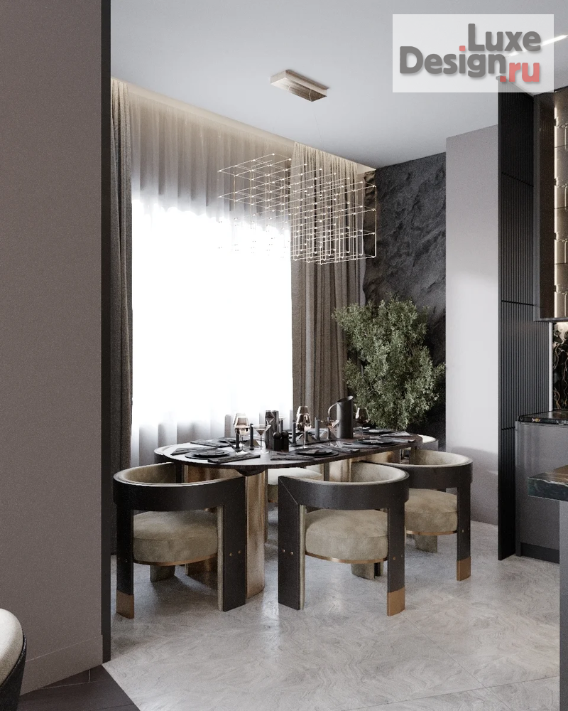 Дизайн интерьера двухкомнатной квартиры "Квартира в г. Москва" (фото 7)