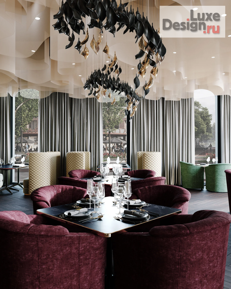 Дизайн интерьера ресторана "Ресторан авторской кухни в г. Москва" (фото 7)