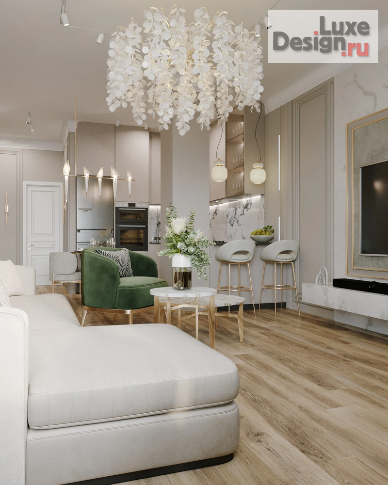 Дизайн интерьера двухкомнатной квартиры "Квартира в г. Москва" (фото 9)