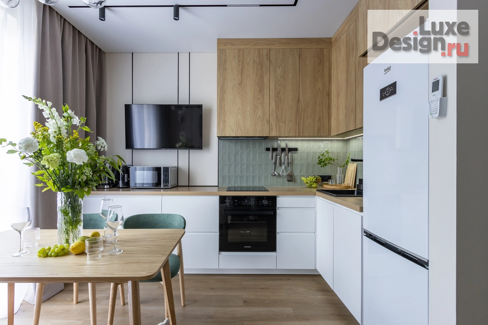 Дизайн интерьера однокомнатной квартиры "Квартира на Патриотов, Санкт-Петербург" (фото 3)