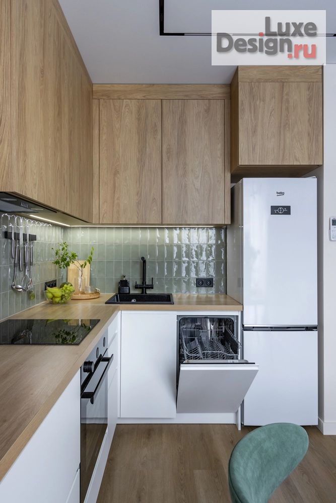 Дизайн интерьера однокомнатной квартиры "Квартира на Патриотов, Санкт-Петербург" (фото 4)