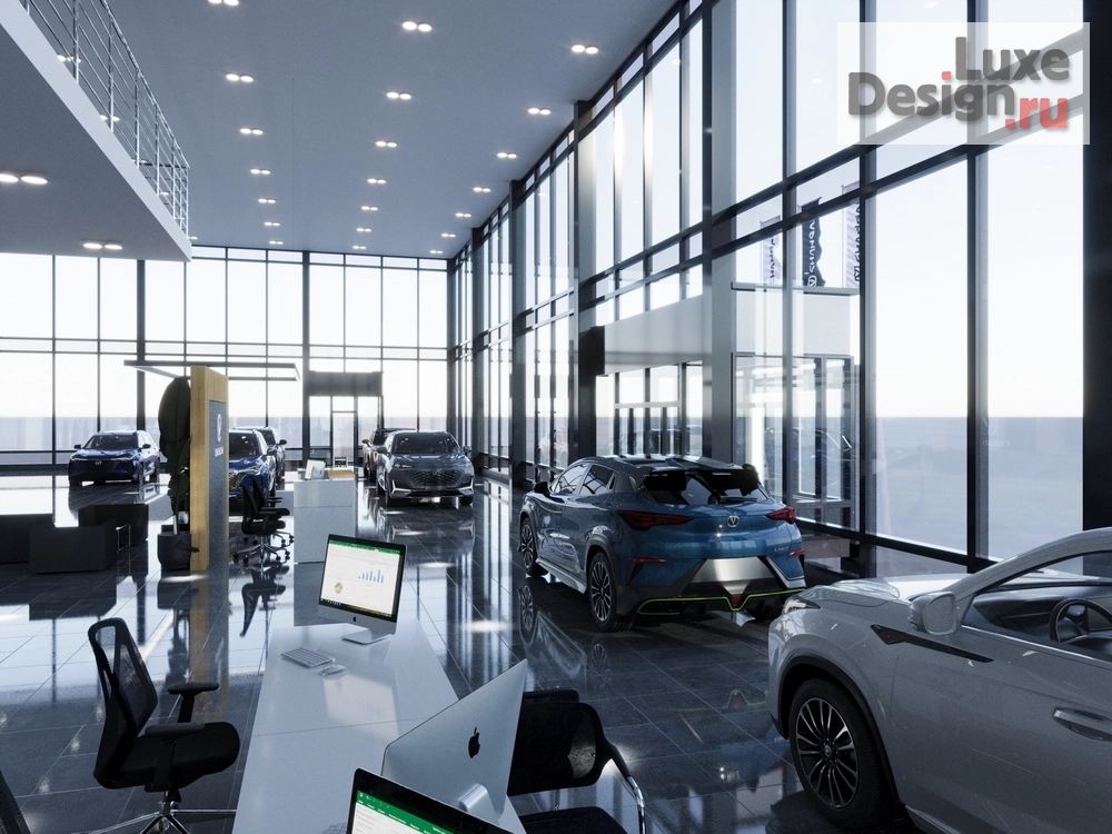Дизайн интерьера автосалона "Автосалон CHANGAN " (фото 2)