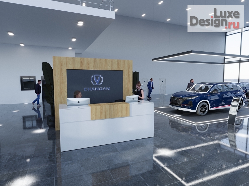 Дизайн интерьера автосалона "Автосалон CHANGAN " (фото 6)