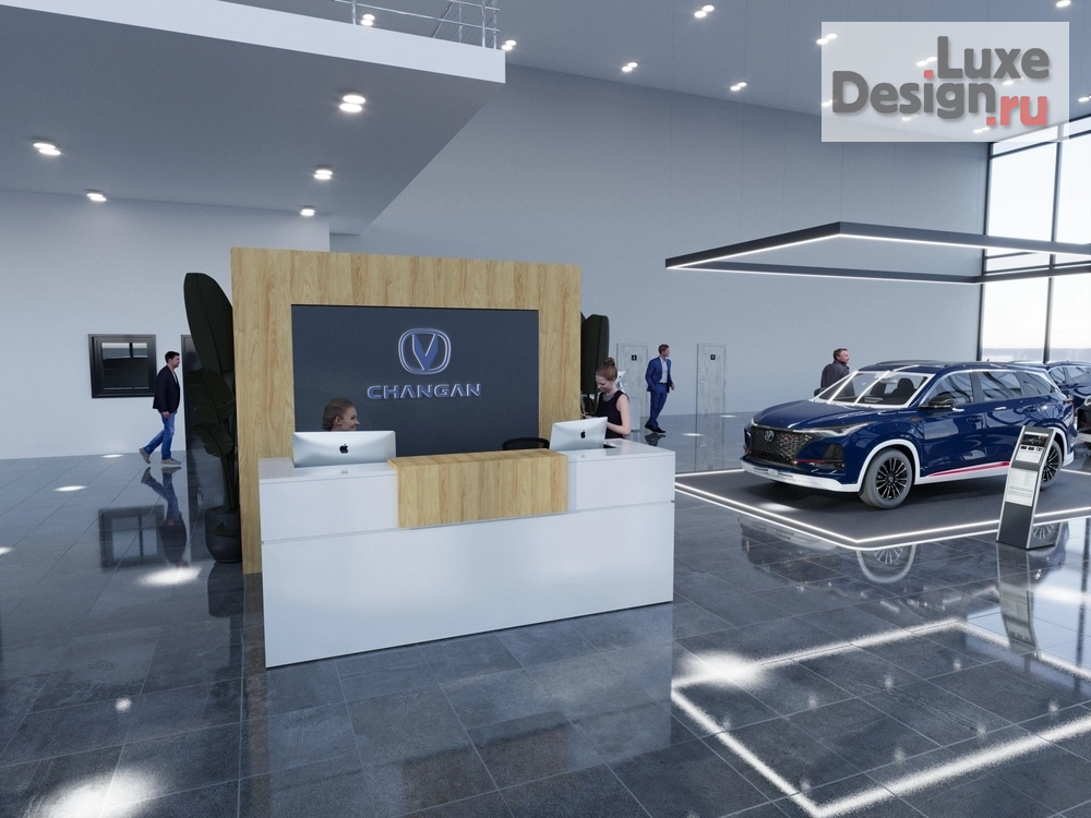 Дизайн интерьера автосалона "Автосалон CHANGAN " (фото 6)
