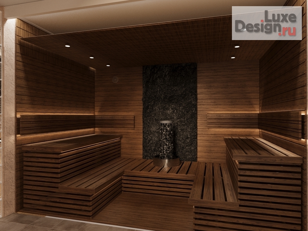 Дизайн интерьера бани "SPA -центр в частном доме." (фото 7) от дизайнера Мельников Глеб Дизайн интерьера бани "SPA -центр в частном доме." (фото 7)