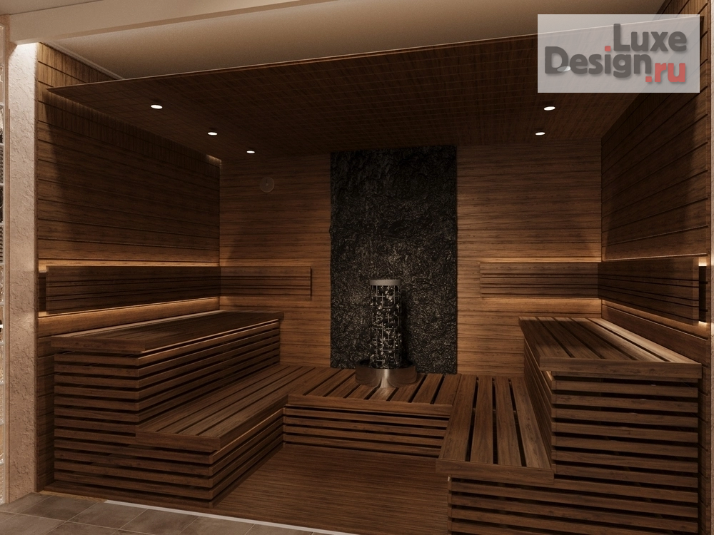 Дизайн интерьера бани "SPA -центр в частном доме." (фото 7) от дизайнера Мельников Глеб Дизайн интерьера бани "SPA -центр в частном доме." (фото 7)