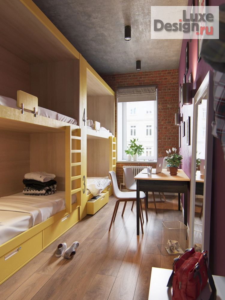 Дизайн интерьера хостела "Хостел "Houseroom"" (фото 2)