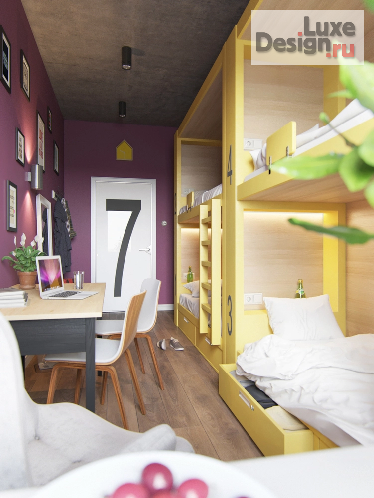 Дизайн интерьера хостела "Хостел "Houseroom"" (фото 1)