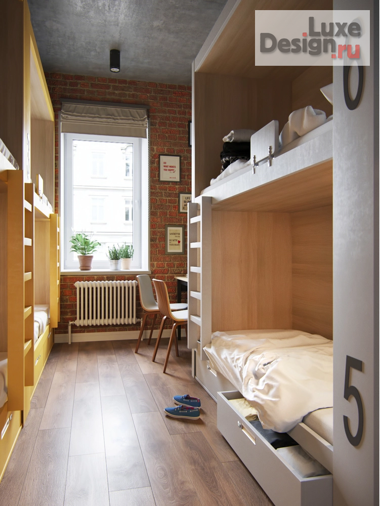 Дизайн интерьера хостела "Хостел "Houseroom"" (фото 5)