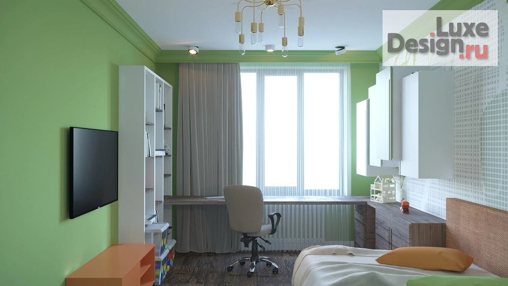 Дизайн интерьера четырехкомнатной квартиры "Дизайн-проект квартира в г. Санкт-Петербург, ул Заставская" (фото 5)