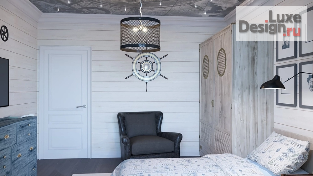 Дизайн интерьера четырехкомнатной квартиры "квартира в г. Санкт-Петербург, на ул. Центральная (Кудрово)" (фото 10)