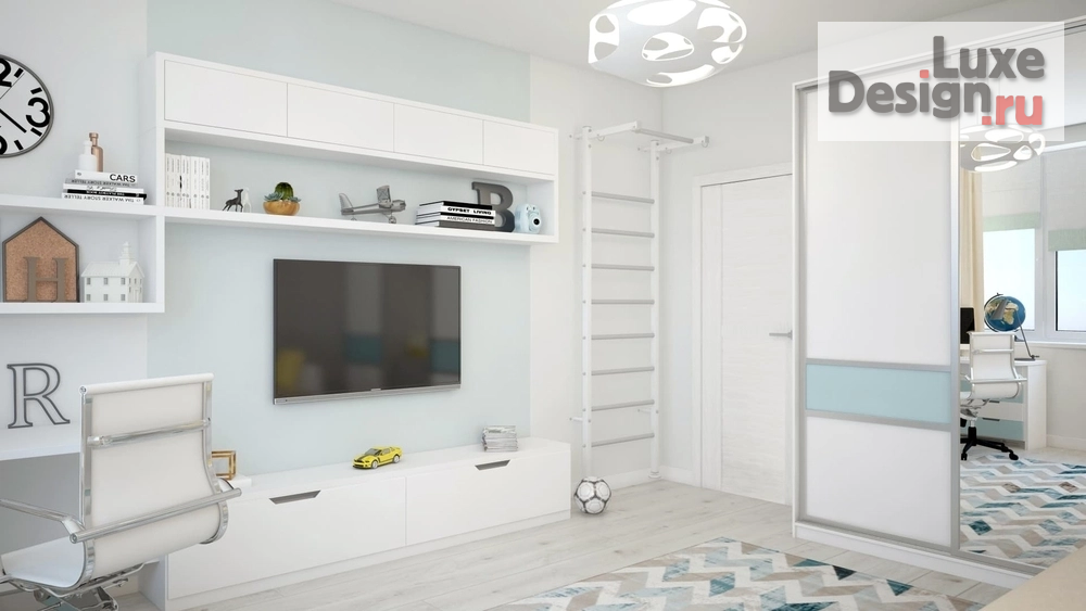 Дизайн интерьера трехкомнатной квартиры "Дизайн-проект квартиры в г. Санкт-Петербург,  ЖК Академ-Парк" (фото 9)