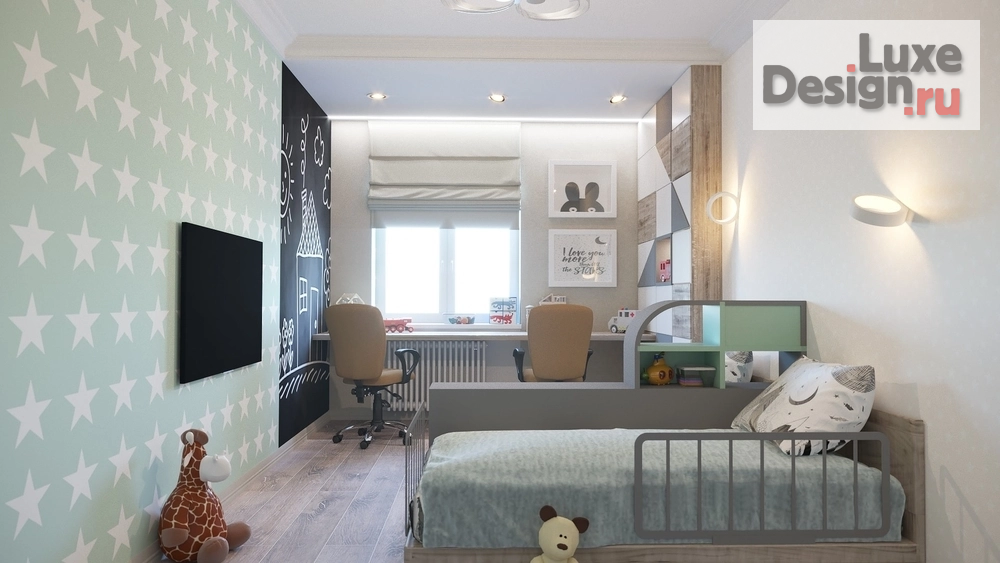 Дизайн интерьера трехкомнатной квартиры "Дизайн-проект квартира в г. Кингисепп" (фото 11)