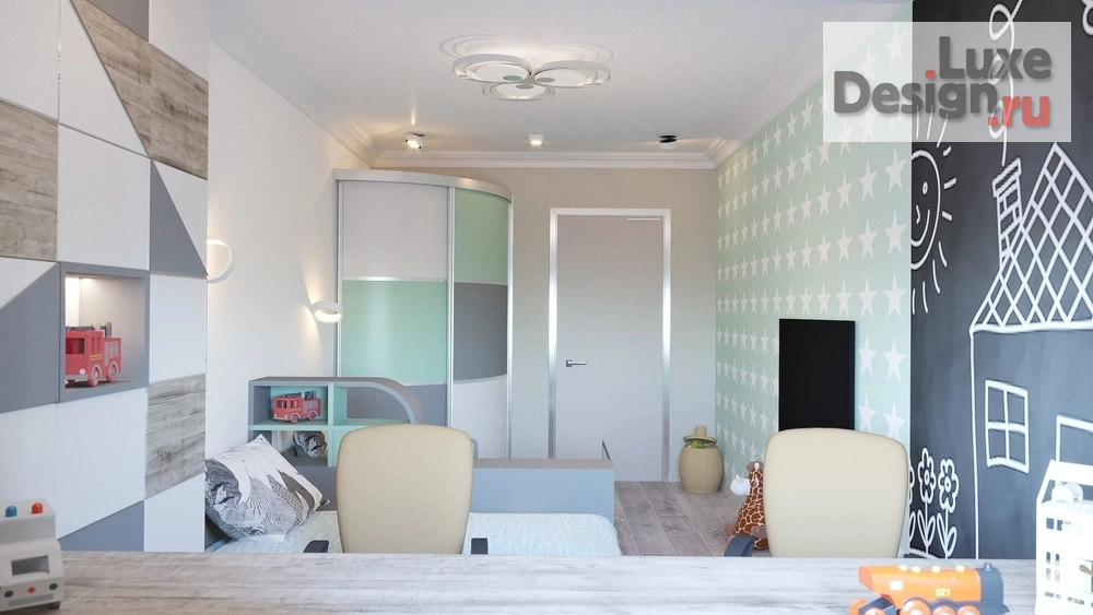 Дизайн интерьера трехкомнатной квартиры "Дизайн-проект квартира в г. Кингисепп" (фото 13)
