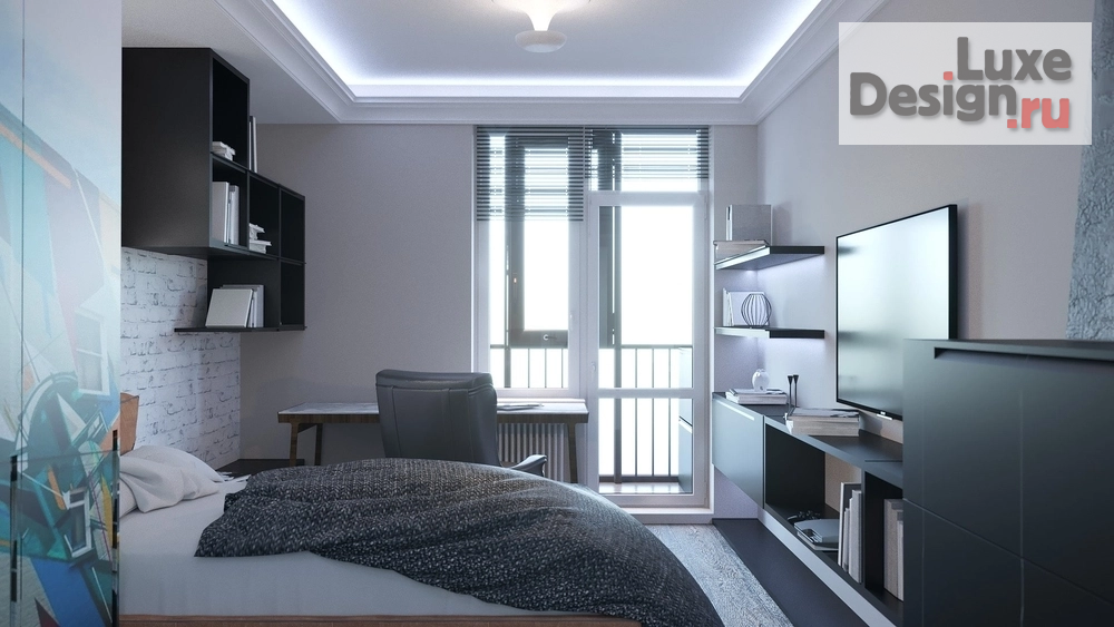 Дизайн интерьера четырехкомнатной квартиры "Дизайн-проект квартира в г. Санкт-Петербург, ул Заставская" (фото 9)