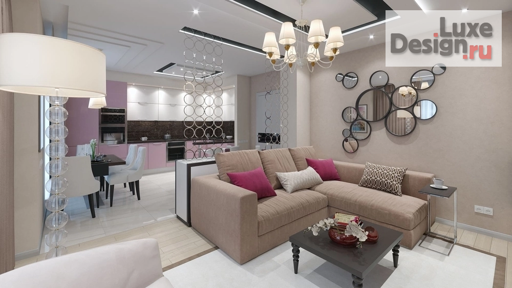 Дизайн интерьера трехкомнатной квартиры "Дизайн-проект квартиры в г. Санкт-Петербург,  ЖК Капитал" (фото 3)