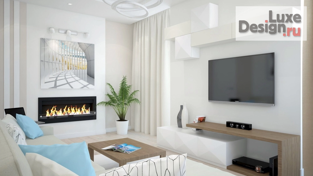 Дизайн интерьера трехкомнатной квартиры "Дизайн-проект квартиры в г. Санкт-Петербург,  ЖК Академ-Парк" (фото 1)