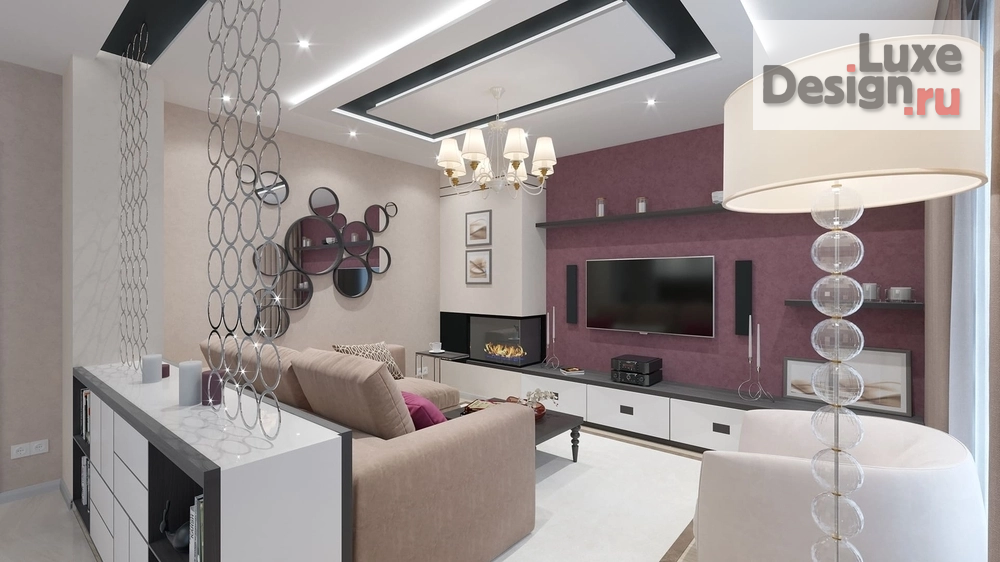 Дизайн интерьера трехкомнатной квартиры "Дизайн-проект квартиры в г. Санкт-Петербург,  ЖК Капитал" (фото 4)