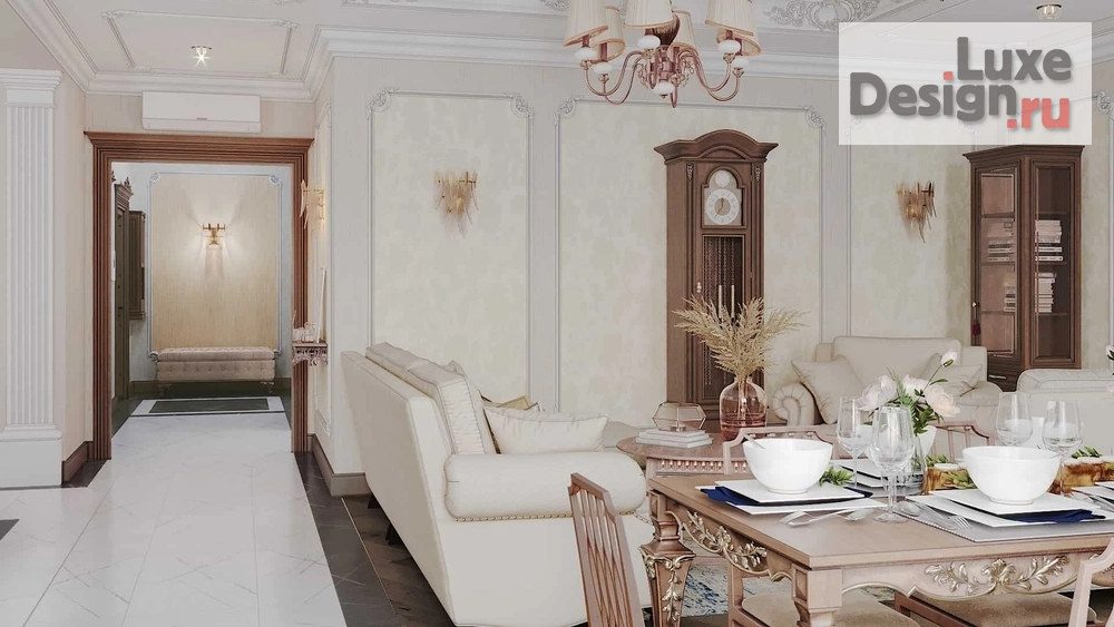 Дизайн интерьера трехкомнатной квартиры "Дизайн-проект квартира в г. Санкт-Петербург, ЖК Виктори Плаза" (фото 14)