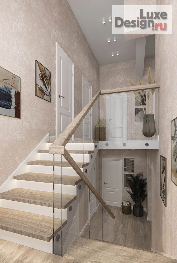 Дизайн интерьера загородного дома "Загородный дом, коттеджный посёлок "Онегин парк", Ленинградская область" (фото 9)