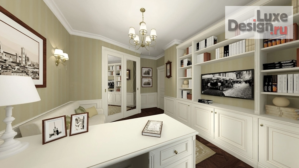 Дизайн интерьера трехкомнатной квартиры "Дизайн-проект квартиры в г. Санкт-Петербург,  ЖК Времена года" (фото 13)