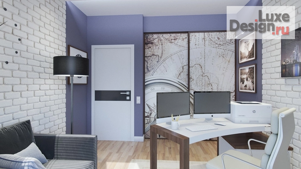 Дизайн интерьера трехкомнатной квартиры "Дизайн-проект квартиры в г. Санкт-Петербург,  ЖК Капитал" (фото 11)