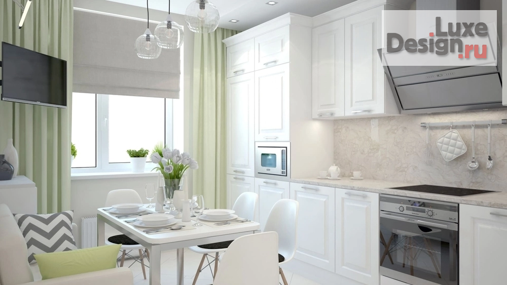 Дизайн интерьера трехкомнатной квартиры "Дизайн-проект квартиры в г. Санкт-Петербург,  ЖК Академ-Парк" (фото 7)