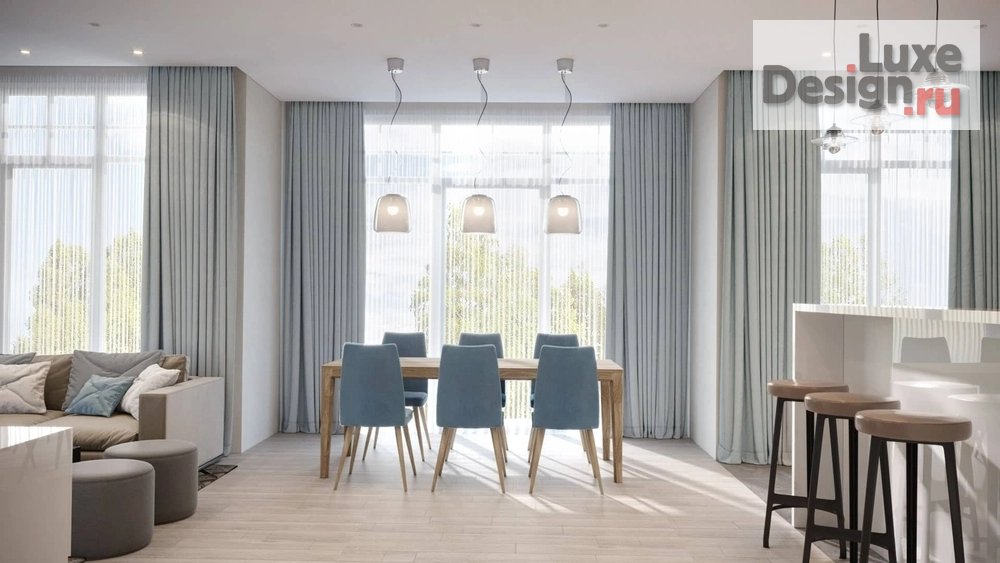 Дизайн интерьера загородного дома "Загородный дом, коттеджный посёлок "Онегин парк", Ленинградская область" (фото 12)