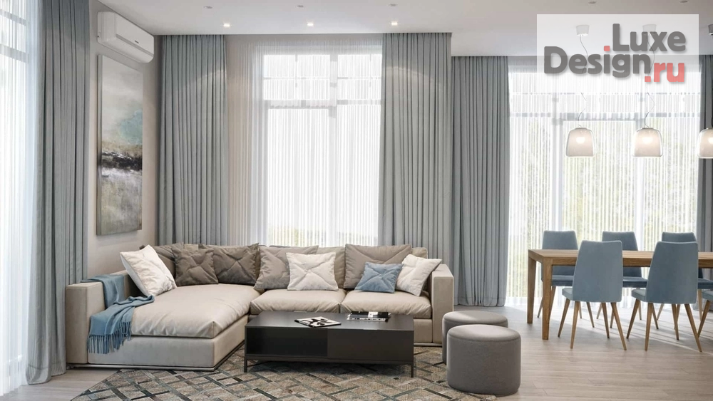 Дизайн интерьера загородного дома "Загородный дом, коттеджный посёлок "Онегин парк", Ленинградская область" (фото 15)