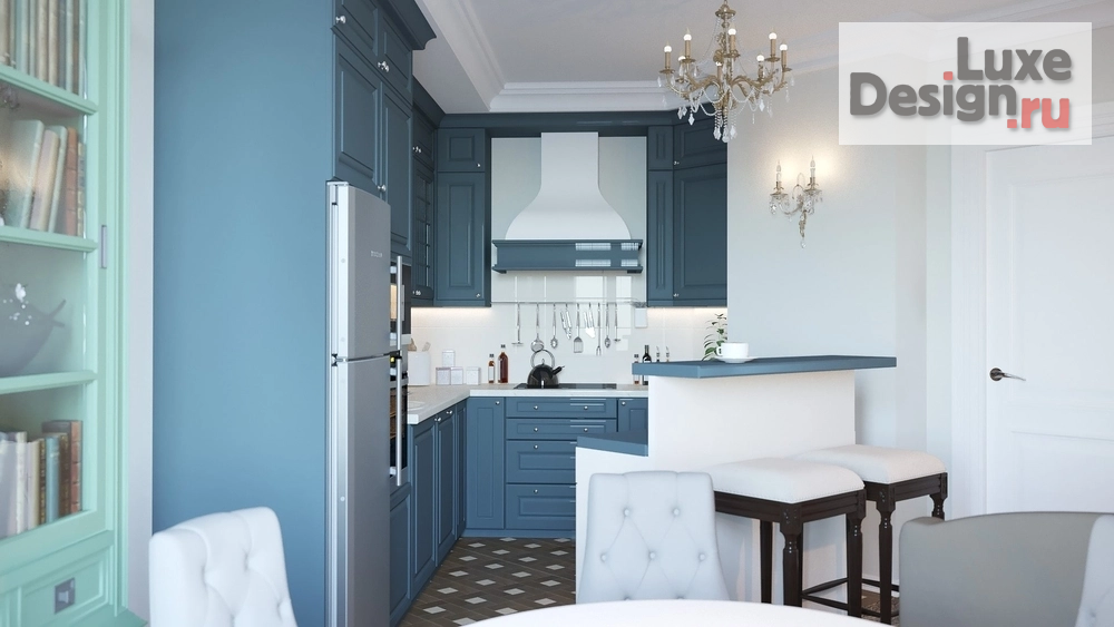 Дизайн интерьера четырехкомнатной квартиры "Дизайн-проект квартира в г. Санкт-Петербург, ул Заставская" (фото 14)