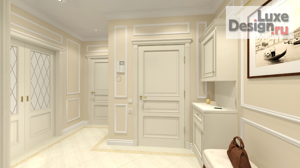 Дизайн интерьера трехкомнатной квартиры "Дизайн-проект квартиры в г. Санкт-Петербург,  ЖК Времена года" (фото 9)