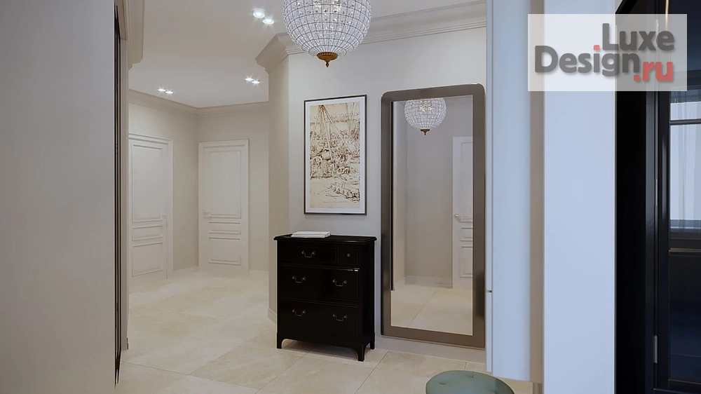 Дизайн интерьера четырехкомнатной квартиры "квартира в г. Санкт-Петербург, на ул. Центральная (Кудрово)" (фото 18)