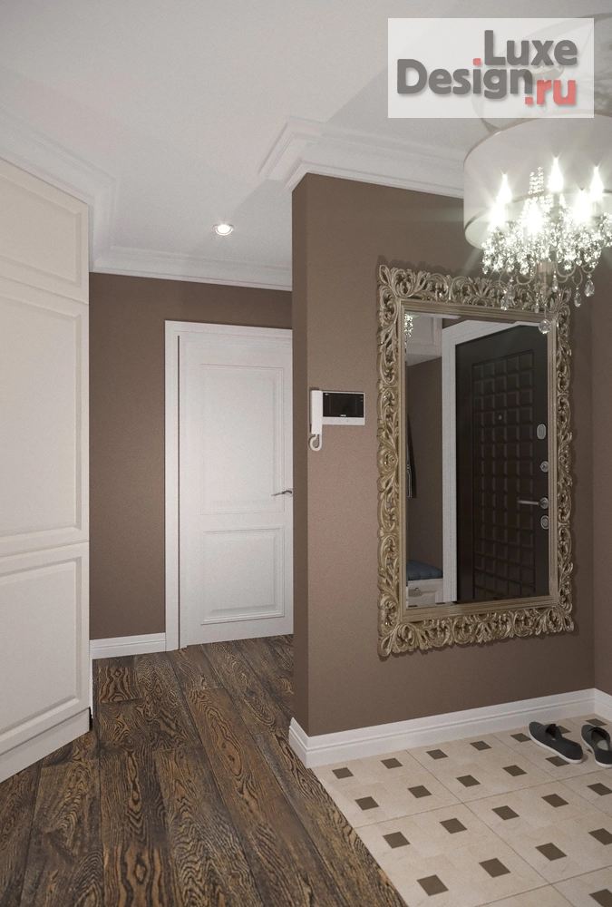 Дизайн интерьера четырехкомнатной квартиры "Дизайн-проект квартира в г. Санкт-Петербург, ул Заставская" (фото 21)