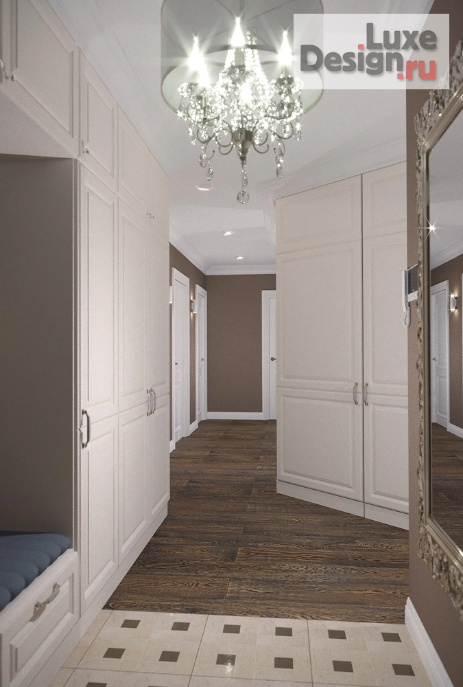 Дизайн интерьера четырехкомнатной квартиры "Дизайн-проект квартира в г. Санкт-Петербург, ул Заставская" (фото 20)