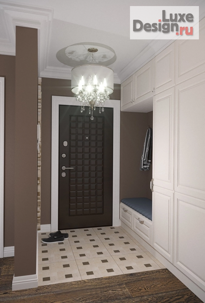 Дизайн интерьера четырехкомнатной квартиры "Дизайн-проект квартира в г. Санкт-Петербург, ул Заставская" (фото 22)