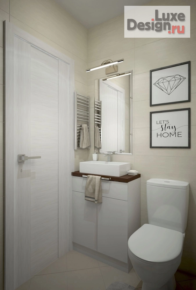 Дизайн интерьера трехкомнатной квартиры "Дизайн-проект квартиры в г. Санкт-Петербург,  ЖК Академ-Парк" (фото 16)