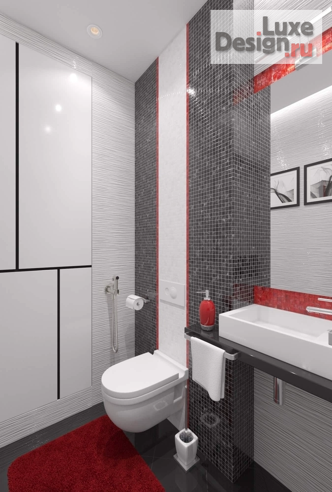 Дизайн интерьера трехкомнатной квартиры "Дизайн-проект квартиры в г. Санкт-Петербург,  ЖК Капитал" (фото 22)