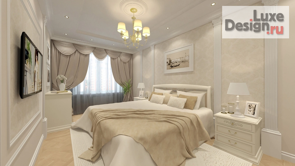 Дизайн интерьера трехкомнатной квартиры "Дизайн-проект квартиры в г. Санкт-Петербург,  ЖК Времена года" (фото 18)