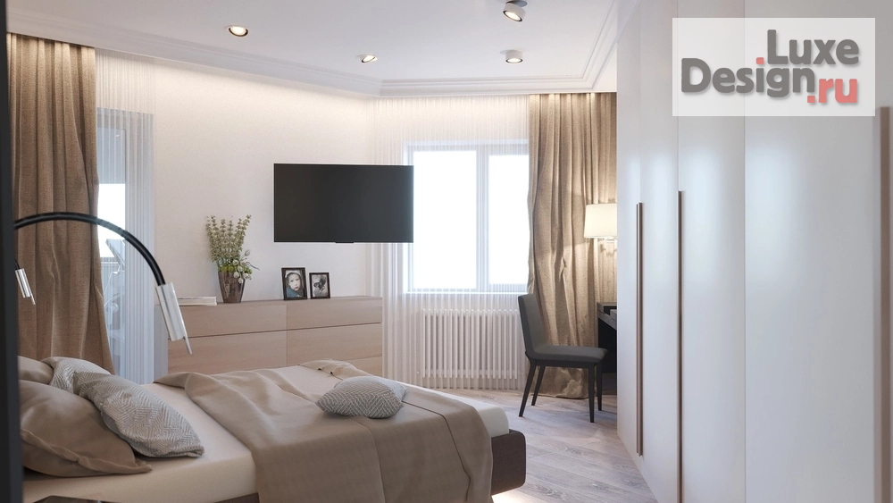 Дизайн интерьера трехкомнатной квартиры "Дизайн-проект квартира в г. Кингисепп" (фото 16)