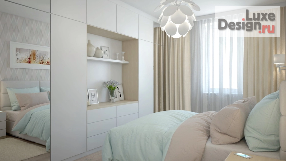 Дизайн интерьера трехкомнатной квартиры "Дизайн-проект квартиры в г. Санкт-Петербург,  ЖК Академ-Парк" (фото 20)