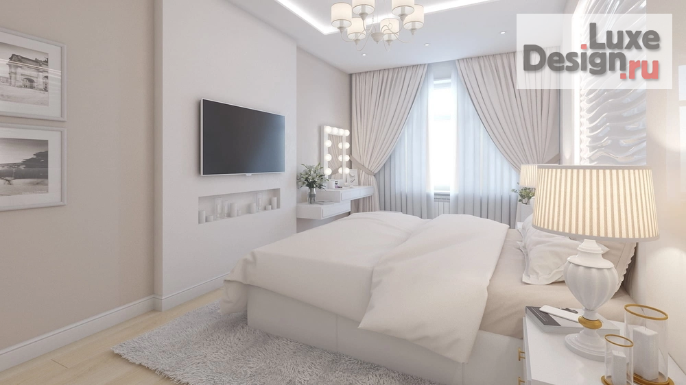 Дизайн интерьера двухкомнатной квартиры "Дизайн-проект квартиры в г. Санкт-Петербург, ЖК Времена года" (фото 15)