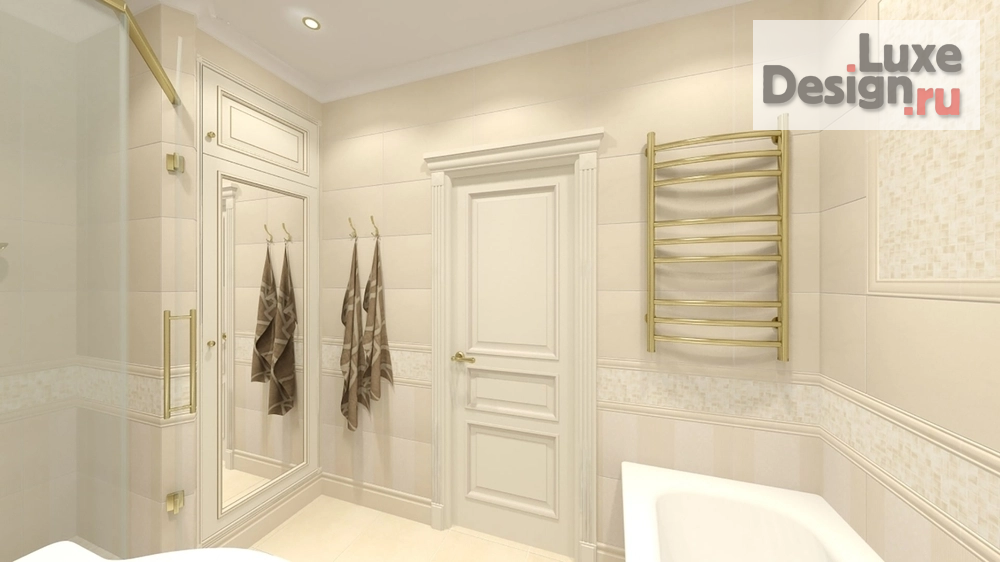 Дизайн интерьера трехкомнатной квартиры "Дизайн-проект квартиры в г. Санкт-Петербург,  ЖК Времена года" (фото 23)