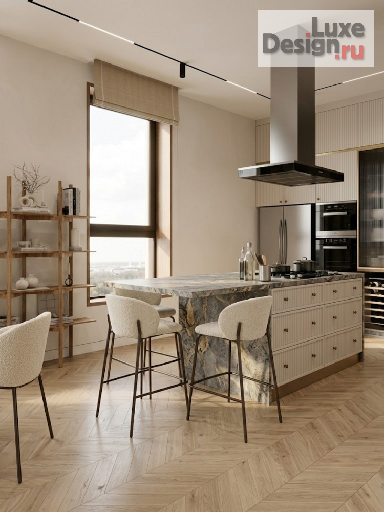 Дизайн интерьера квартиры "Эклектика в ЖК «Сити Бэй» — 179 м²" (фото 5)