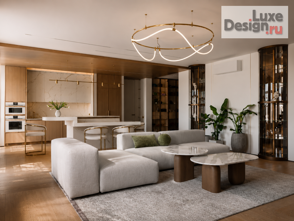 Дизайн интерьера квартиры "Минимализм в ЖК «NEVA HAUS» — 203 м²" (фото 1)