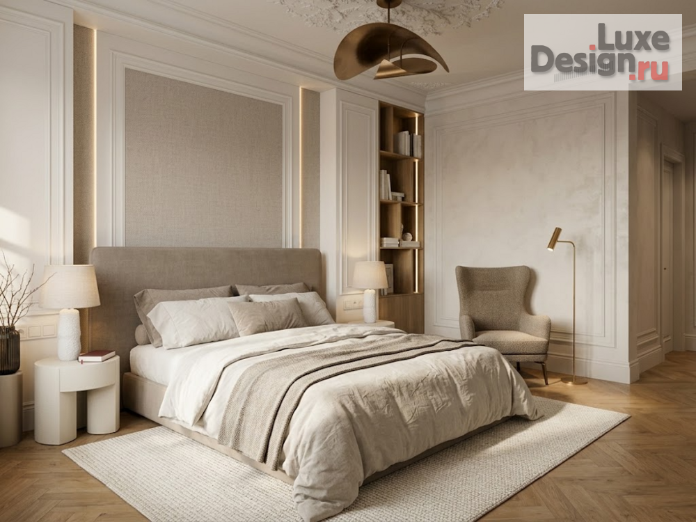 Дизайн интерьера квартиры "Современная классика в ЖК «Grand View» — 126 м²" (фото 14)
