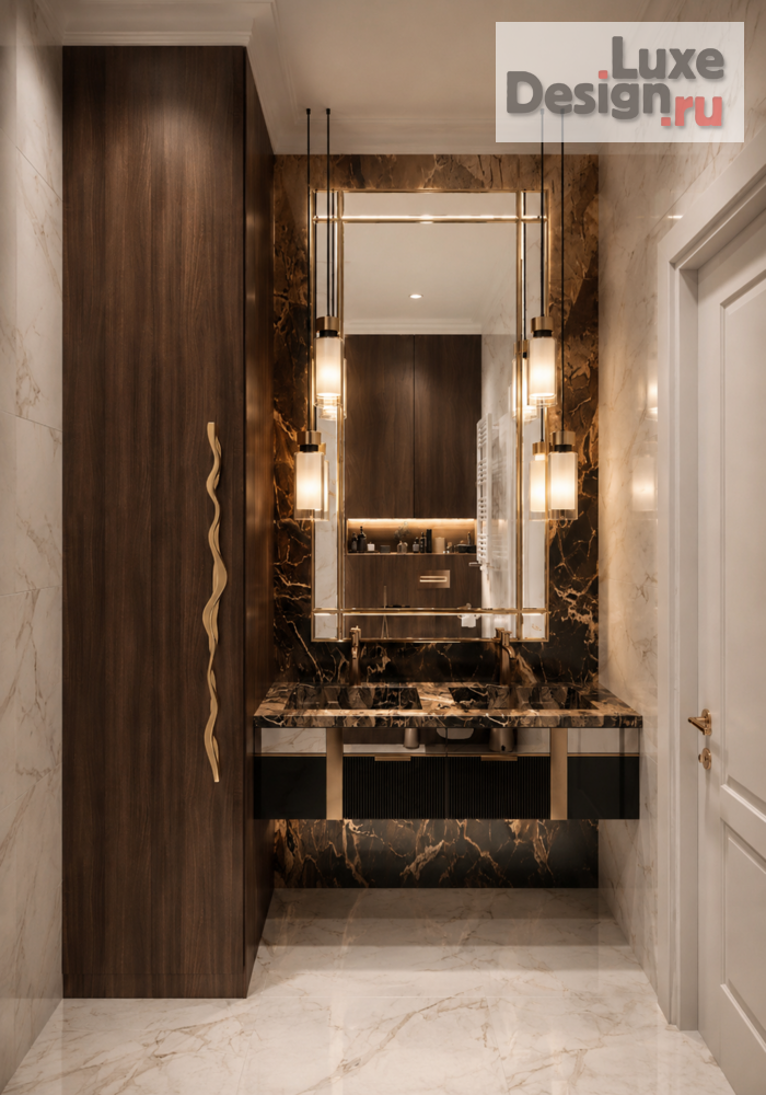 Дизайн интерьера квартиры "Современная классика в ЖК «Glorax Premium» — 144 м²" (фото 12) от дизайнера Черный Максим Дизайн интерьера квартиры "Современная классика в ЖК «Glorax Premium» — 144 м²" (фото 12)