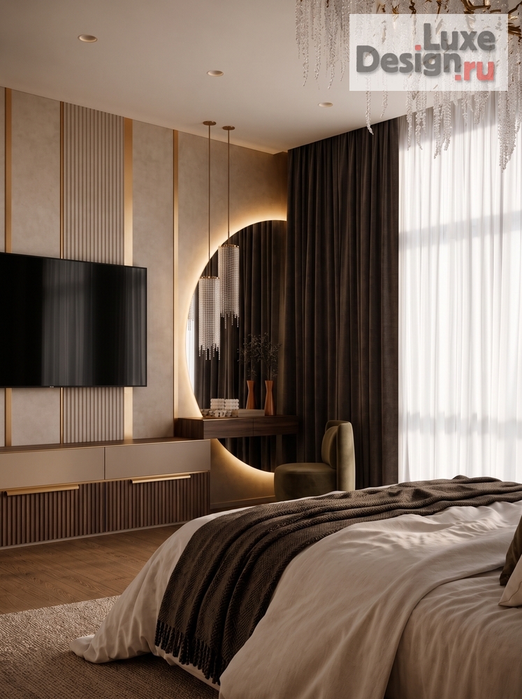 Дизайн интерьера квартиры "Современный стиль в ЖК «Amber Club» — 129,5 м²" (фото 20)