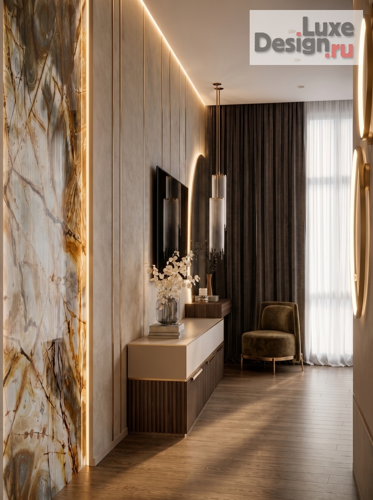 Дизайн интерьера квартиры "Современный стиль в ЖК «Amber Club» — 129,5 м²" (фото 24)